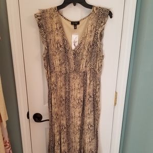 Jessica Simpson snakeskin dress
